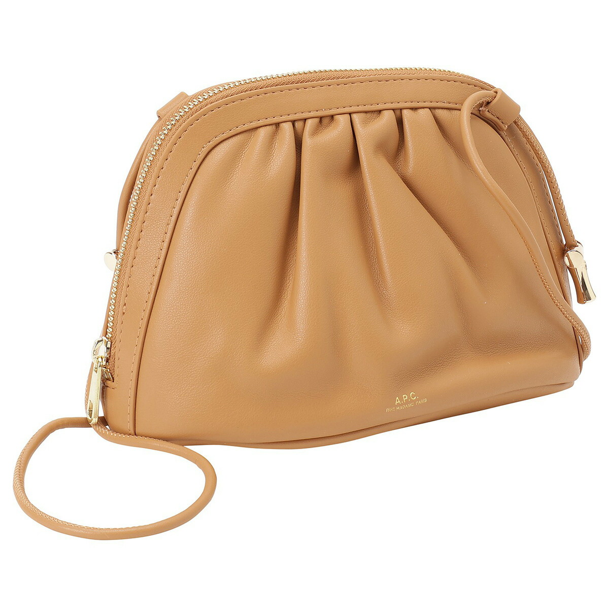アーペーセー A.P.C. バッグ ショルダーバッグ 肩掛けバッグ 斜め掛けバッグ PUAAT F61791 CAF CARAMEL bbap00108l BOURSE NINON ニノン ドローストリング レディース キャラメル|Salada Bowl-おしゃれブランド通販