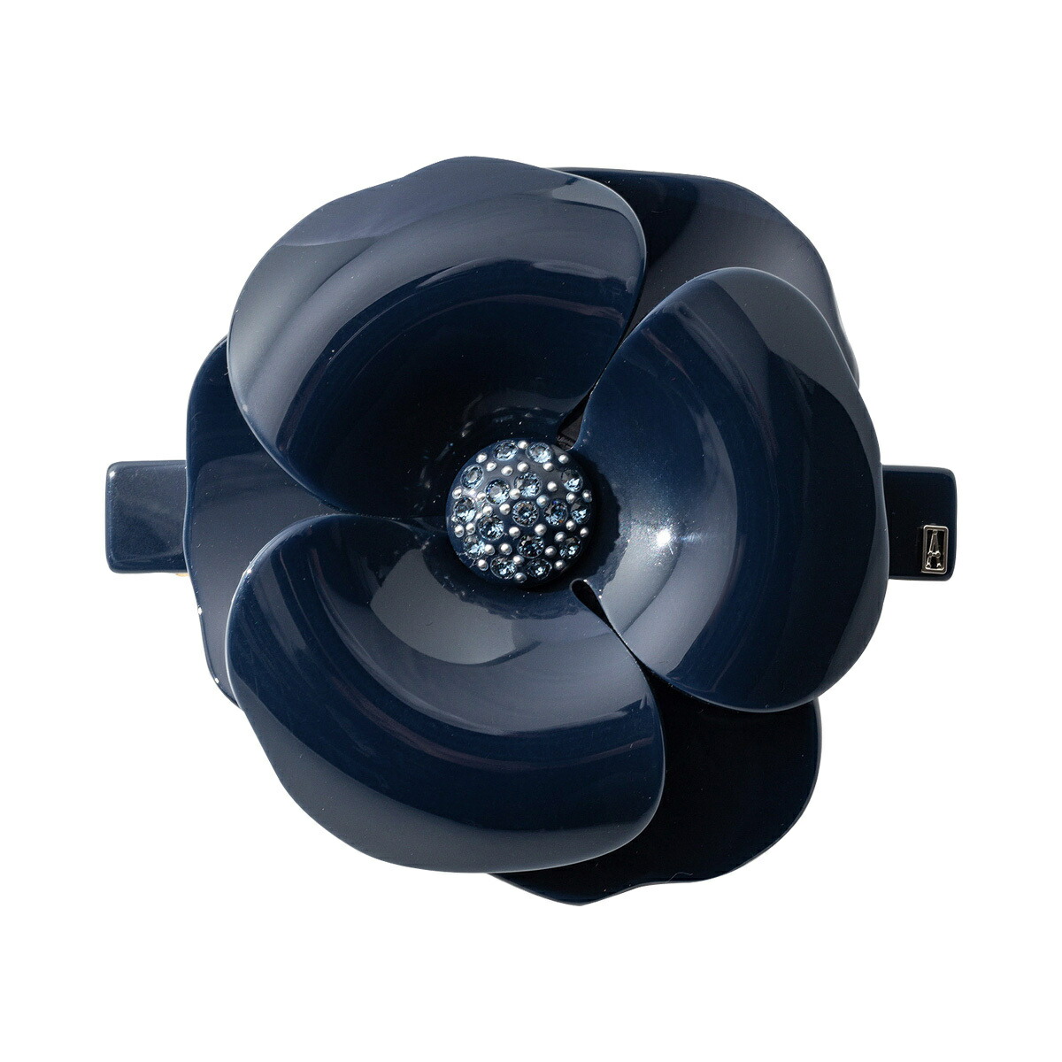 アレクサンドル ドゥ パリ ALEXANDRE DE PARIS アクセサリー ヘアアクセサリー バレッタ フラワー 花 カメリア AA8-11886-18M CAMELIA TIMELESS タイムレス レディース 髪留め ネイビー|Salada Bowl-おしゃれブランド通販