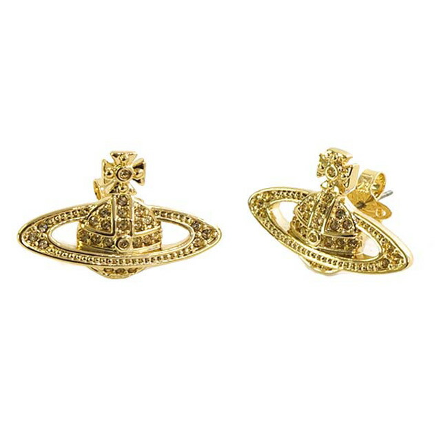 芸能人愛用 ピアス Vivienne ウエストウッド ヴィヴィアン Westwood ゴールド ピアス イヤリング オーブ レリーフ バス ミニ Orb Earrings Relief Bas Mini b 2 Casaspaqui Com