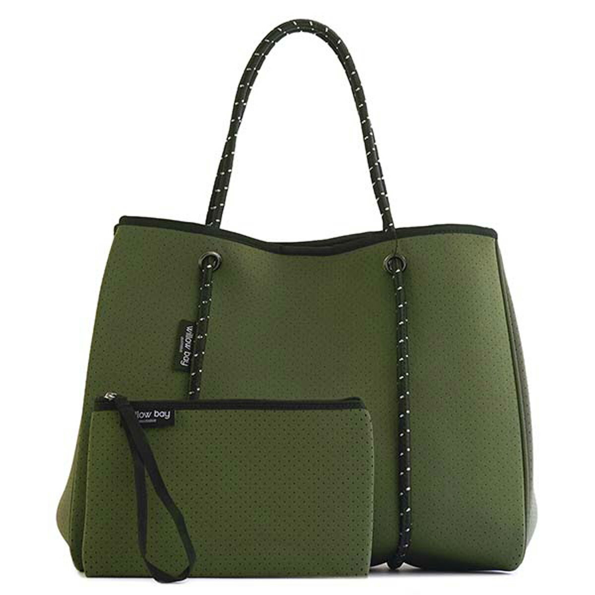 楽天カード分割 楽天市場 ウィローベイ Willow Bay ネオプレン トートバッグ 1004 Magnetic Closure Daydreamer マグネティッククロージャー デイドリーム ショルダー トート マザーズバッグ Khak グリーン系カーキ Salada Bowl おしゃれブランド通販 日本製