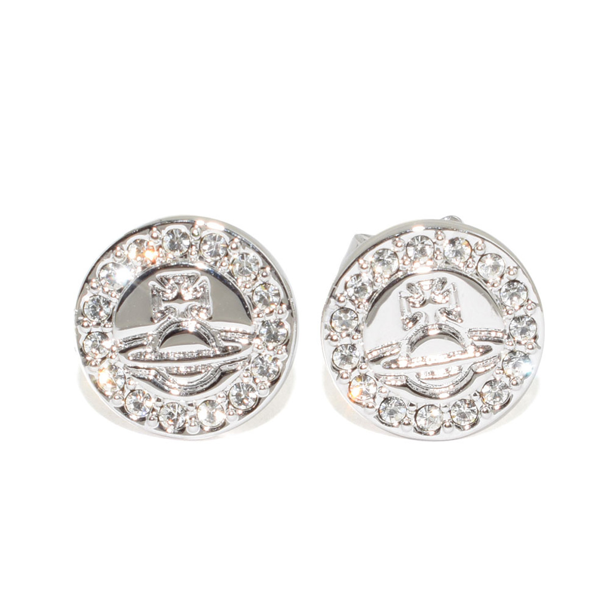 工場直送 楽天市場 Vivienne Westwood ヴィヴィアン ウエストウッド ピアス レディース W110 Claretta Earrings クラレッタ イヤリング クリア シルバー Salada Bowl おしゃれブランド通販 最適な材料 Www Kioskogaleria Com