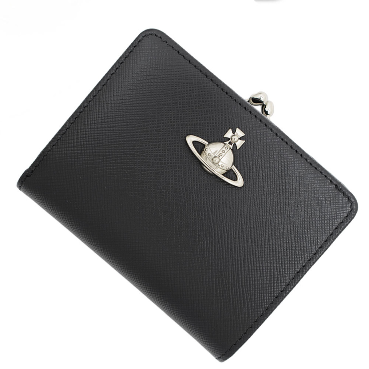 交換無料 ヴィヴィアン ウエストウッド Vivienne Westwood 財布 N404 Pimlico Wallet ピムリコ ウォレット サフィアーノ がま口 二つ折り財布 Black ブラック Salada Bowl ブランド通販 日本最大級 Sipp Pn Sengeti Go Id