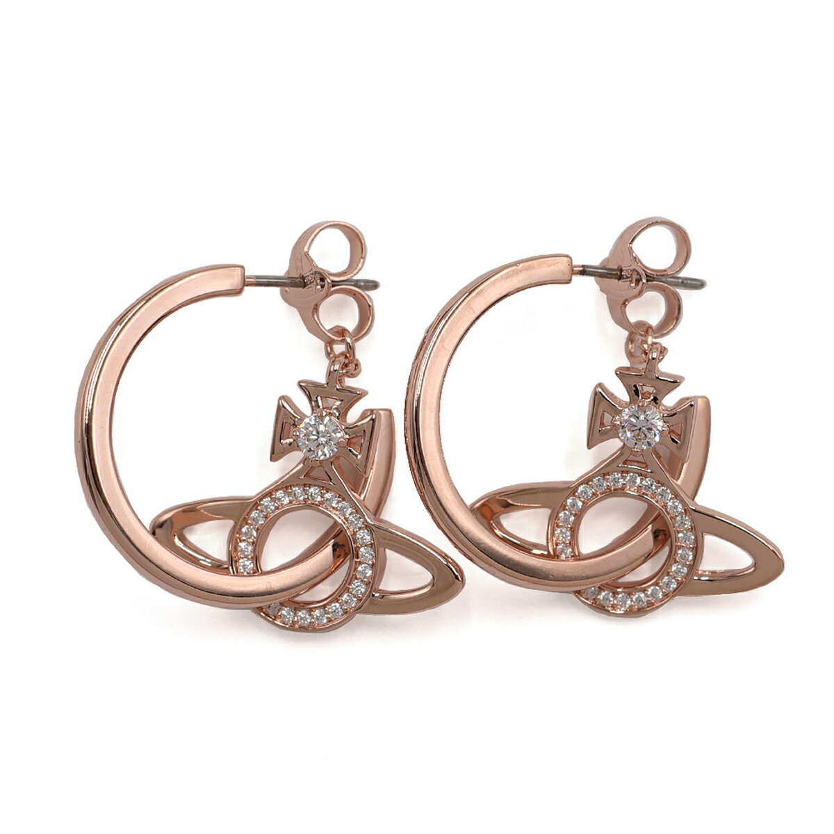 ヴィヴィアンウエストウッド Vivienne Westwood ピアス アクセサリー MIRANDA EARRINGS 62010105-G103 ジュエリー メンズ レディース ピンクゴールド|Salada Bowl-おしゃれブランド通販