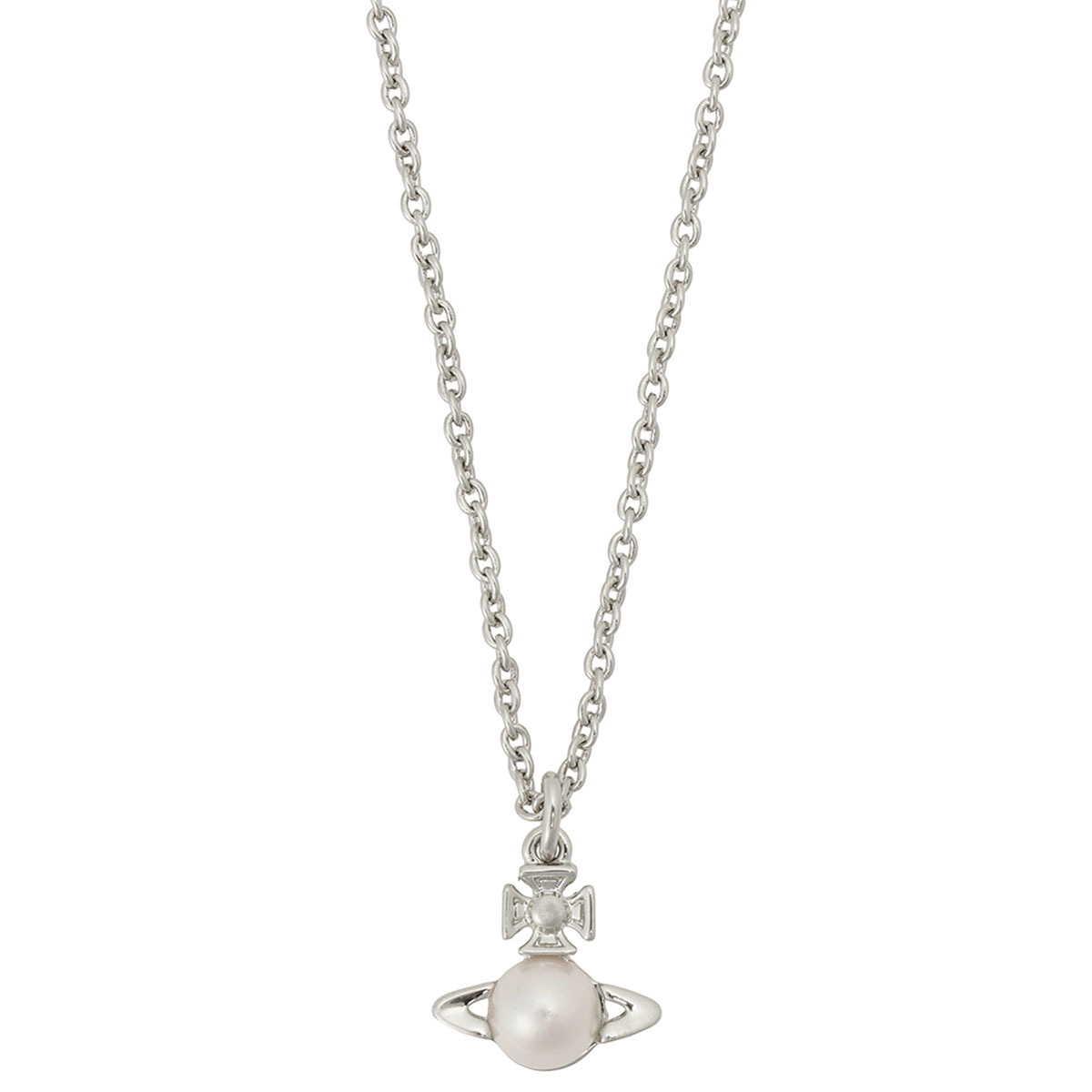 ヴィヴィアン ウエストウッド Vivienne Westwood ネックレス ペンダント アクセサリー 63020323-02P118 CN anvv00435l バルビーナ BALBINA オーブ シルバー+パールホワイト