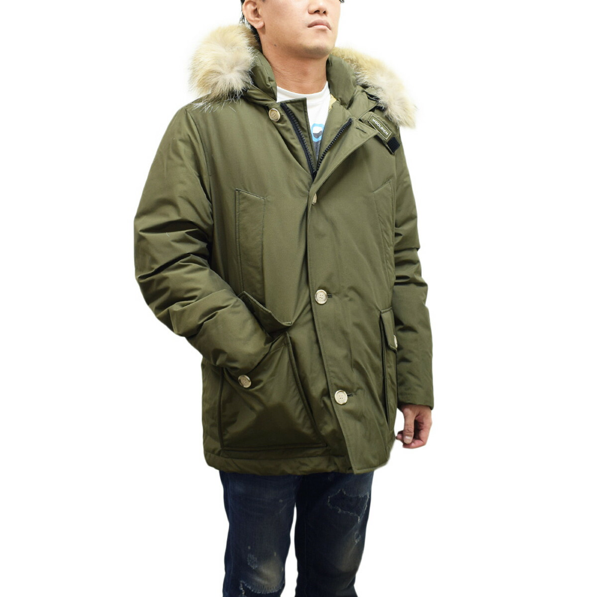 WOOLRICH ウールリッチ アークテックパーカ XS カーキ WOOLRICH ウールリッチ ARCTIC PARKA アークティック パーカー