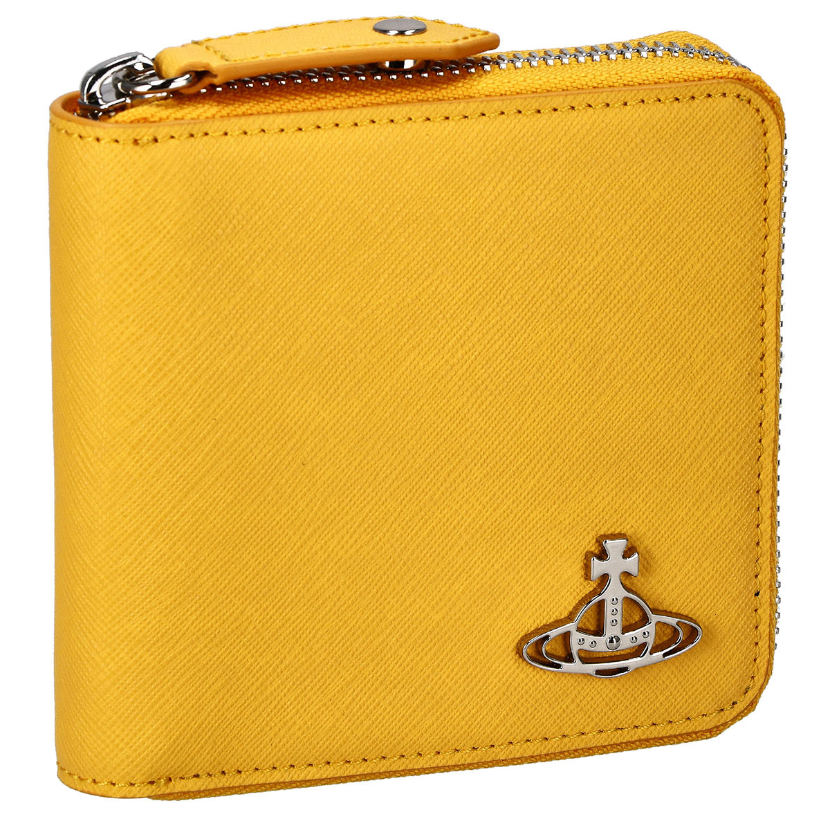 ヴィヴィアンウエストウッド Vivienne Westwood 財布 二つ折り財布 折りたたみ財布 小銭入れ付き 51010043 E401 SAFFIANO サフィアーノ レディース オレンジ系 28,152円