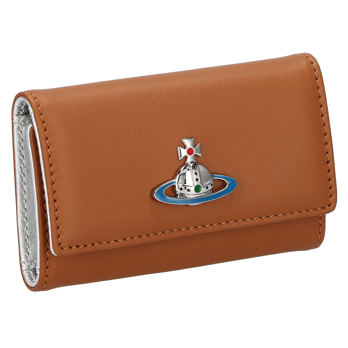 ヴィヴィアンウエストウッド Vivienne Westwood キーケース キーリング 51020001 D411 NAPPA ナッパ レディース メンズ ブラウン 羊革 レザー 26,400円
