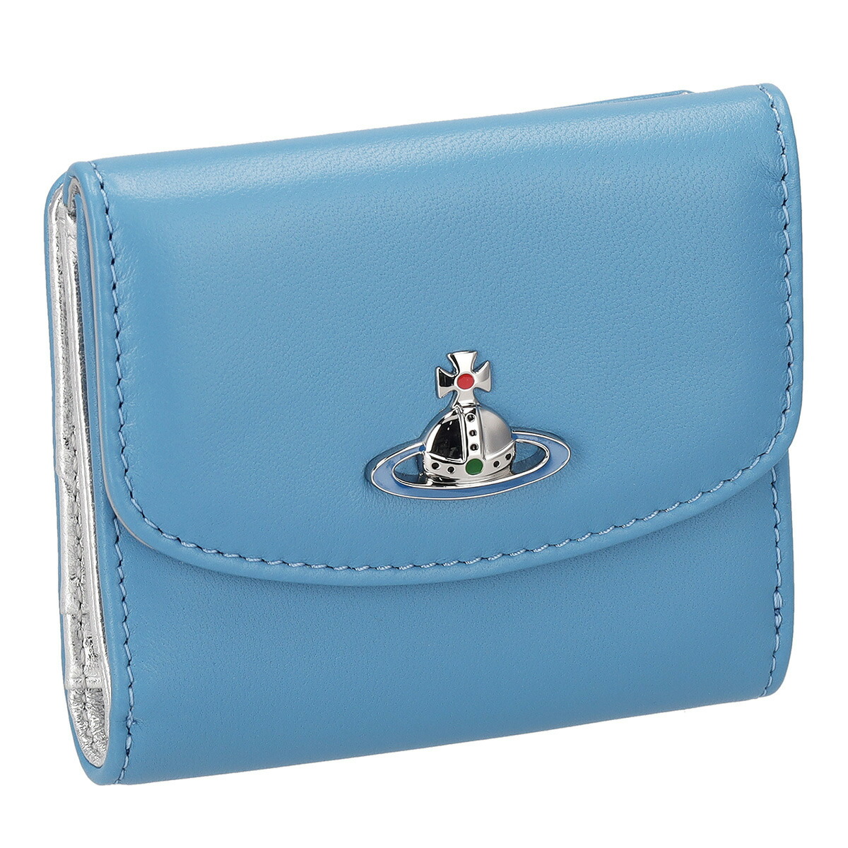 Vivienne Westwood 二つ折り財布 青 Vivienne Westwood ヴィヴィアン ウエストウッド 財布