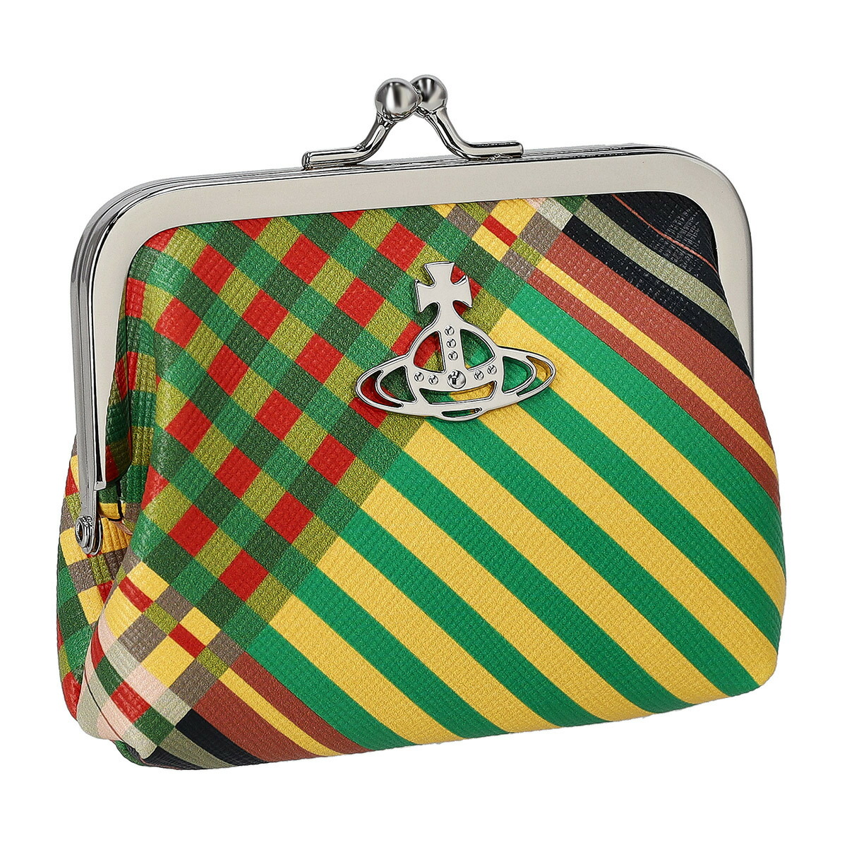 新作◆Vivienne Westwood◆タータン 口金小銭入れ ヴィヴィアンウエストウッド コインケース（小銭入れ）/ミニ財布