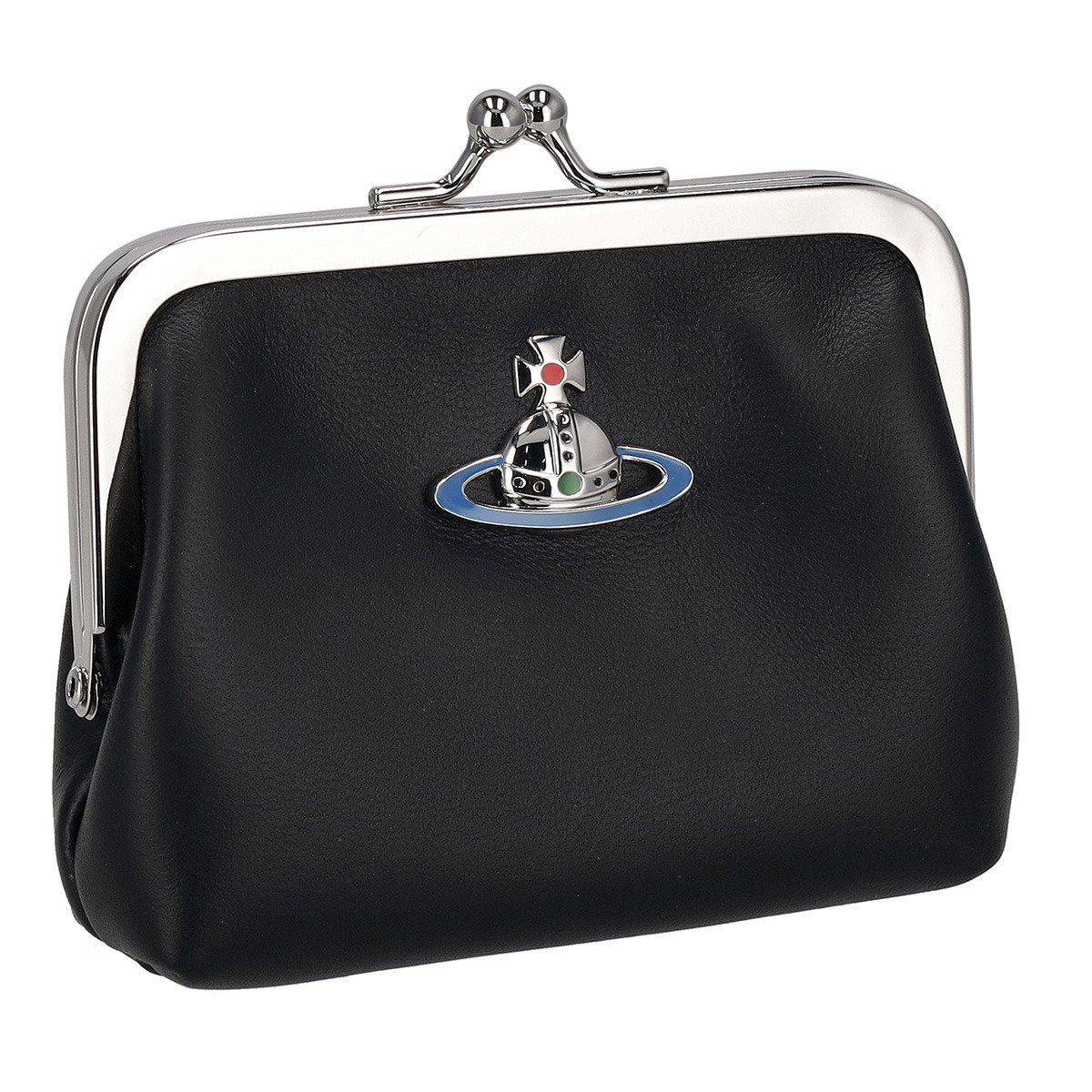ヴィヴィアンウエストウッド Vivienne Westwood コインケース 小銭入れ がま口 52010018U N403 NAPPA レディース ブラック 本革 レザー｜Salada Bowl-おしゃれブランド通販 33,670円