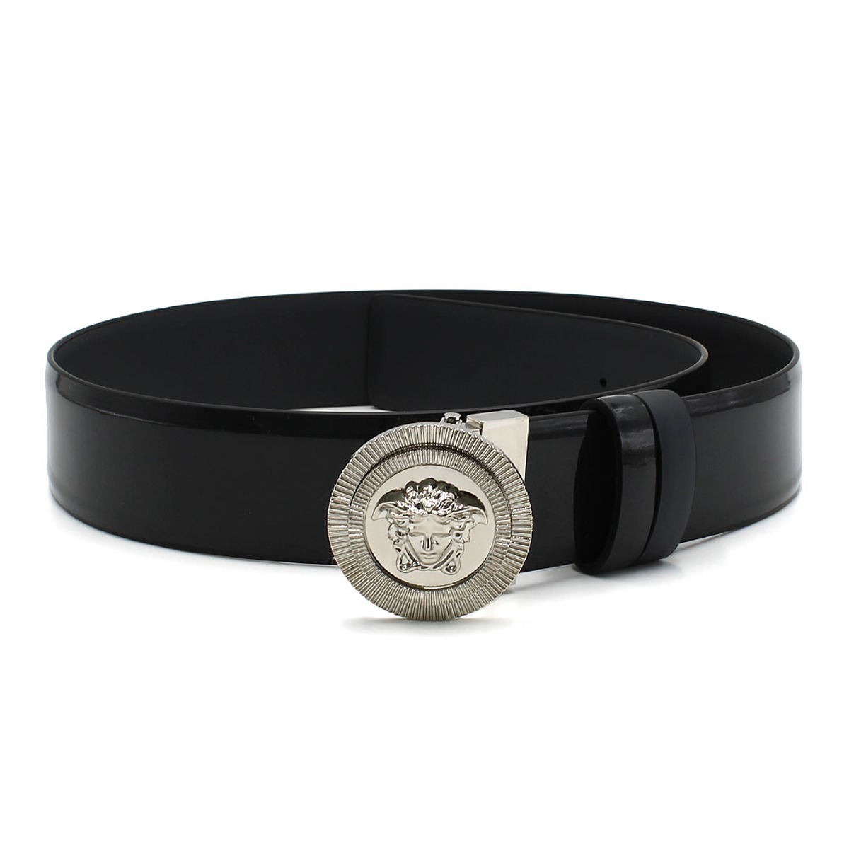 GIANNI VERSACE ヴェルサーチ クロコ 4連 コンビ レザー ベルト GIANNI VERSACE ヴェルサーチ クロコ 4連 コンビ レザー ベルト