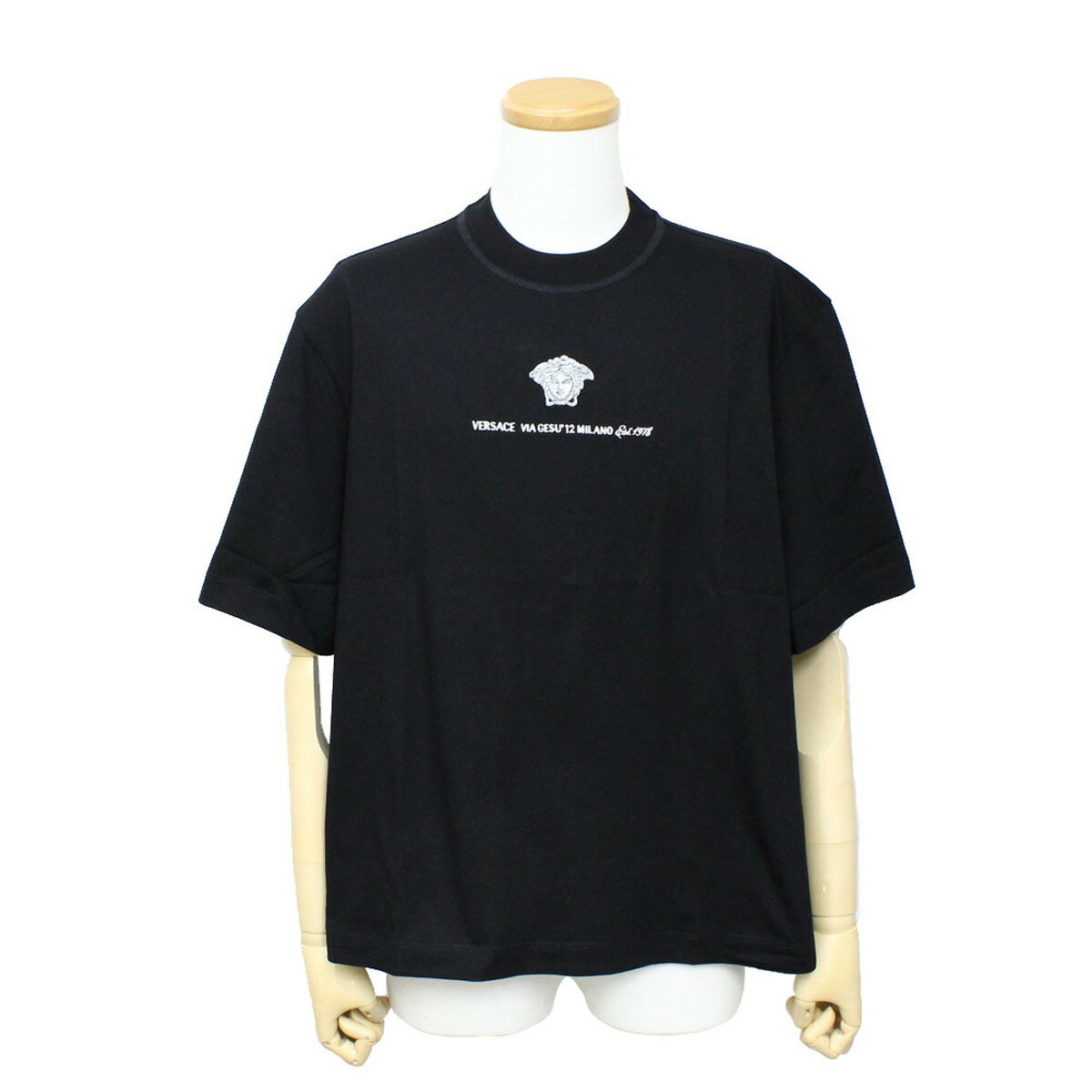 楽天市場】ヴェルサーチ Tシャツ 半袖 1001288 1A00922 1W000 楽天市場】ヴェルサーチ Tシャツ 半袖 1001288 1A00922 1W000