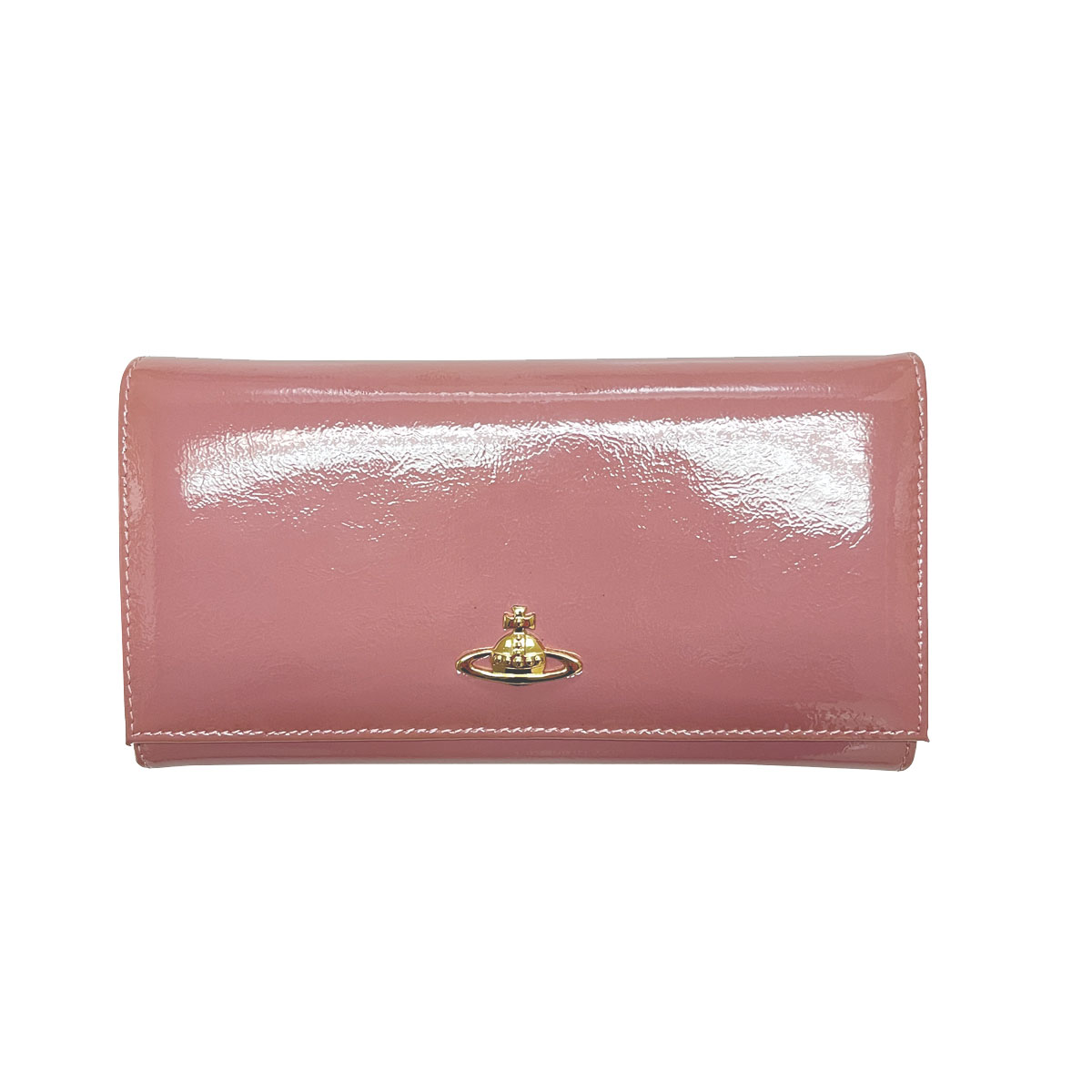 【※アウトネットボール※】ヴィヴィアンウエストウッド Vivienne Westwood 紙入れ 長紙入れ 下げ翼式長紙入れ かぶせ 御釣り入れ付き添い人 1032VV30 211 EBURY CROSTA エブリー クロスタ VINTAGE PINK さくら色系
