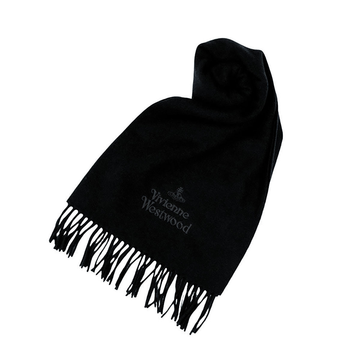 ヴィヴィアンウエストウッド VIVIENNE WESTWOOD マフラー ストール 23-W00Q7-N401 レディース メンズ ブラック ウール