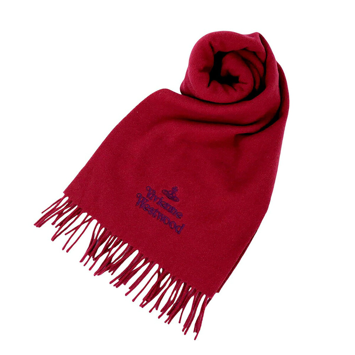 ヴィヴィアンウエストウッド VIVIENNE WESTWOOD マフラー ストール 24-W00Q7-I401 レディース メンズ ボルドー ウール|Salada Bowl-おしゃれブランド通販