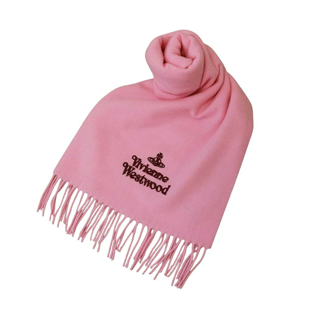 ヴィヴィアンウエストウッド Vivienne Westwood マフラー ストール ウール 25-W00Q7-G401 レディース メンズ ユニセックス ピンク|Salada Bowl-おしゃれブランド通販