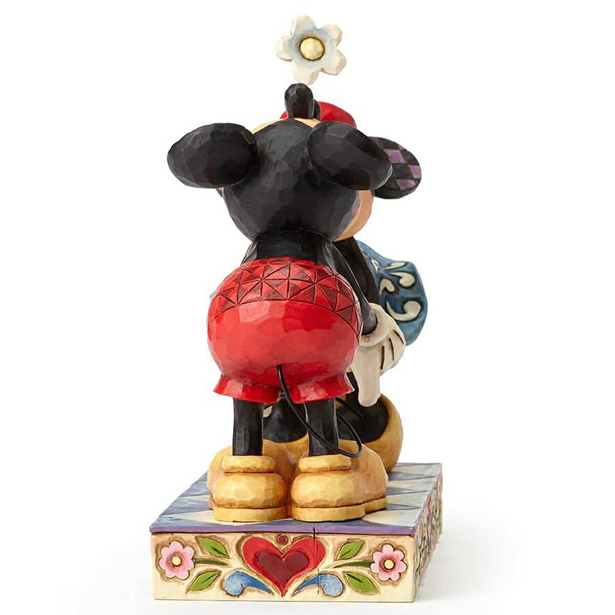 今年も話題の エネスコ Enesco ディズニー トラディション Disney Traditions ミッキーマウスとミニーマウスのキッシング ミッキーとミニーのキス Mickey Kissing Minnie 木彫り調フィギュアエネスコ フィギュア ディズニートラディション ミッキー ミニーマウス ギフト