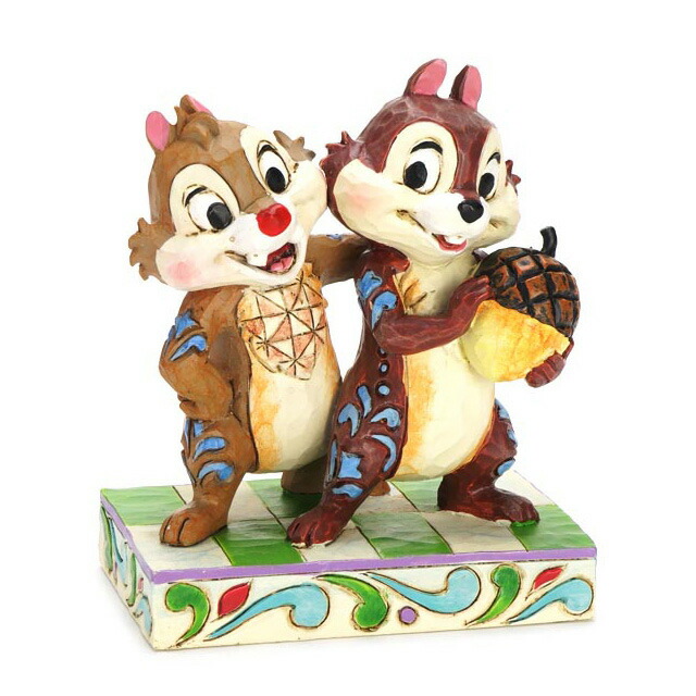 楽天市場 エネスコ Enesco ディズニー トラディション Disney Traditions チップとデール Chip And Dale 木彫り調フィギュア チップとデール ギフト 出産祝い 男の子 女の子 おもちゃ 誕生日 1歳 2歳 3歳 4歳 5歳 6歳 男 女 入学 内祝い 赤ちゃん Salada Bowl