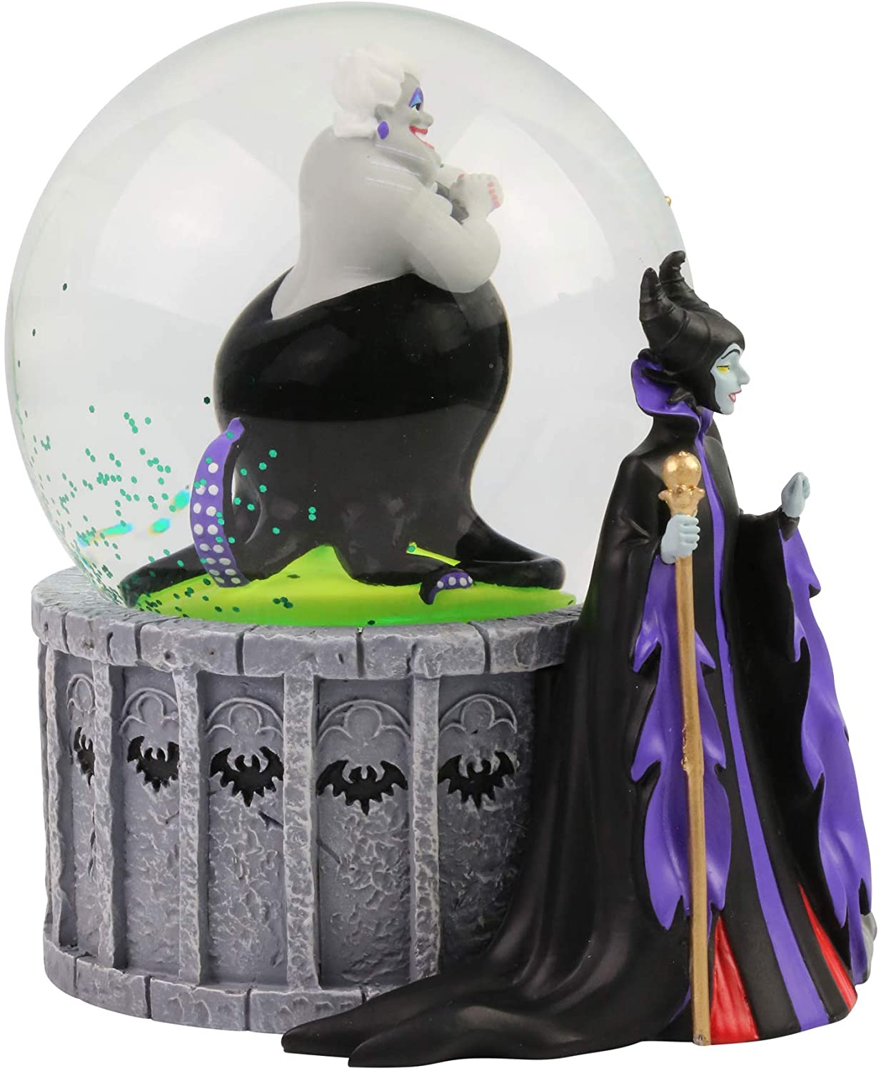 エネスコ Enesco スノードーム 置物 アースラ マレフィセント 女王 魔女 ディズニーヴィラン スノードーム リトル マーメイド 眠れる森の美女 白雪姫 Ceconsolidada Cl