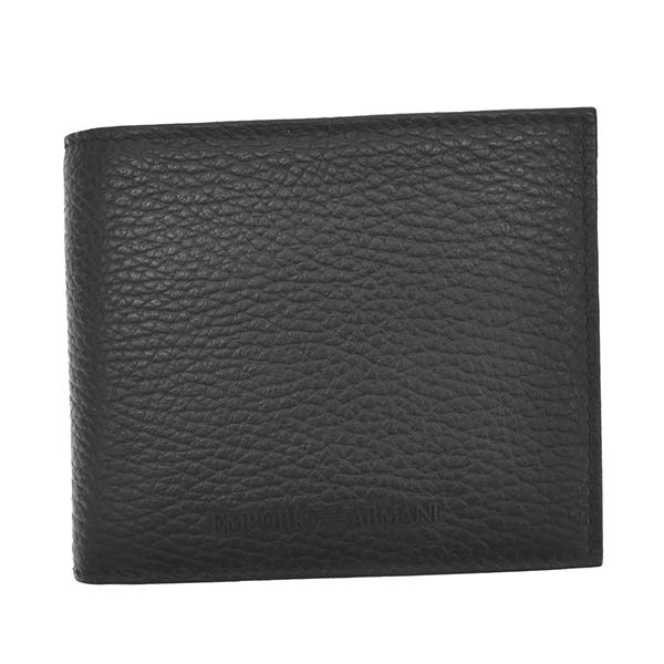 エンポリオアルマーニ EMPORIO ARMANI 二つ折り財布 Y4R167 80001 Y068E ブラック 小銭入れ付き 21,750円