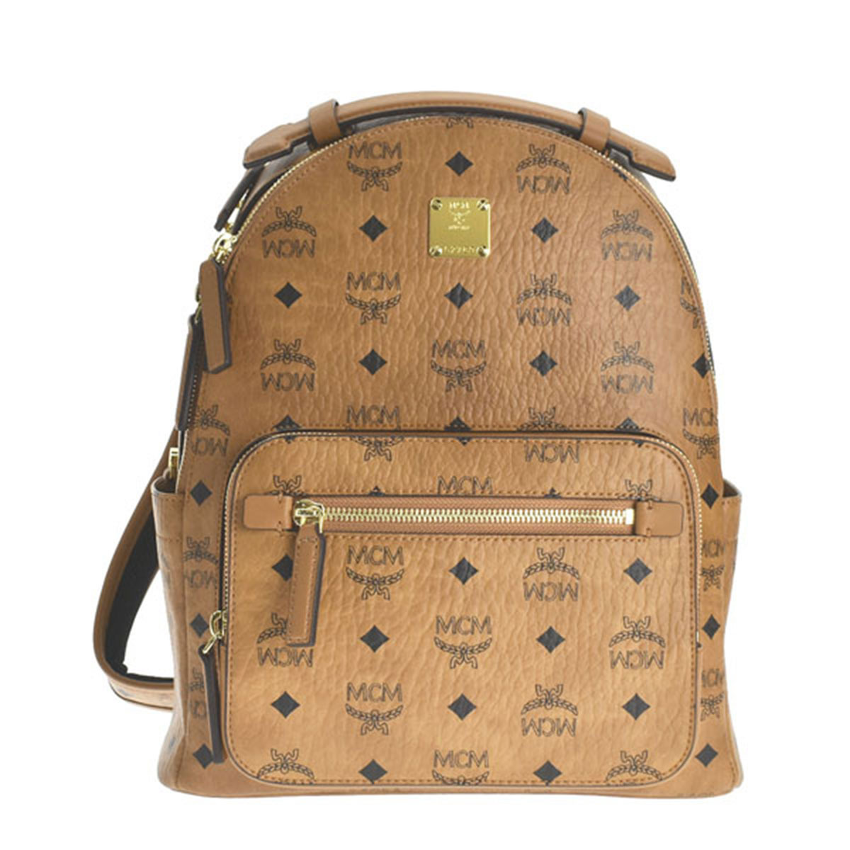 【MCM】【安心返品保証】【新品未使用】ミニリュック　 MMK AAVE10 MCM Mini Backpack Unused MMK AAVE10CO001 Brown w/Storage Bag
