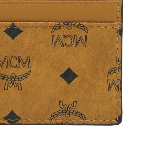 新版 エムシーエム Mcm カードケース クレジットカードケース 名刺入れ メンズ レディース Visetos Original ヴィセトス オリジナル Cognac キャメル 美しい Www Consulacam Marseille Fr