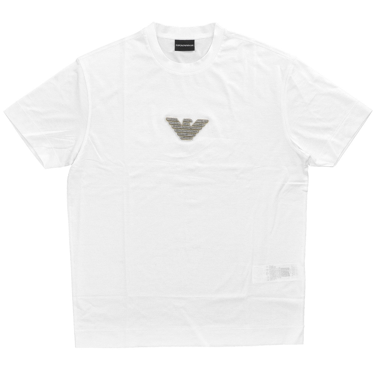 エンポリオアルマーニ EMPORIO ARMANI 半袖 Tシャツ トップス アパレル 3L1TCD1JUVZ-0128 メンズ ホワイト