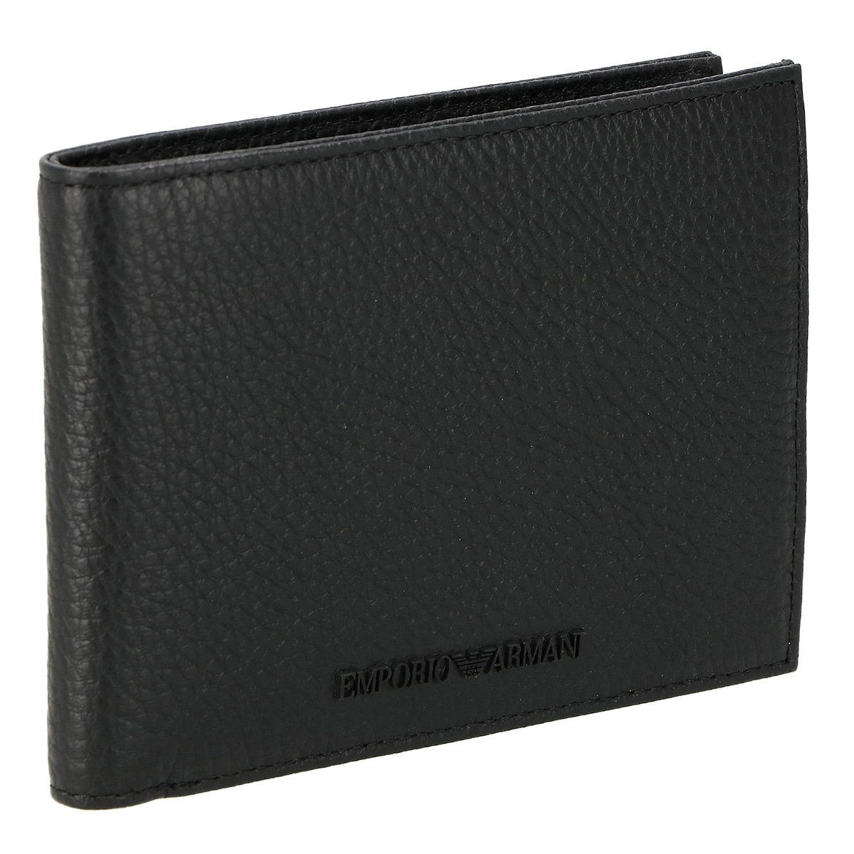 エンポリオアルマーニ EMPORIO ARMANI 財布 二つ折り財布 折りたたみ財布 小銭入れなし Y4R166Y068E-80001 メンズ ブラック｜Salada Bowl-おしゃれブランド通販