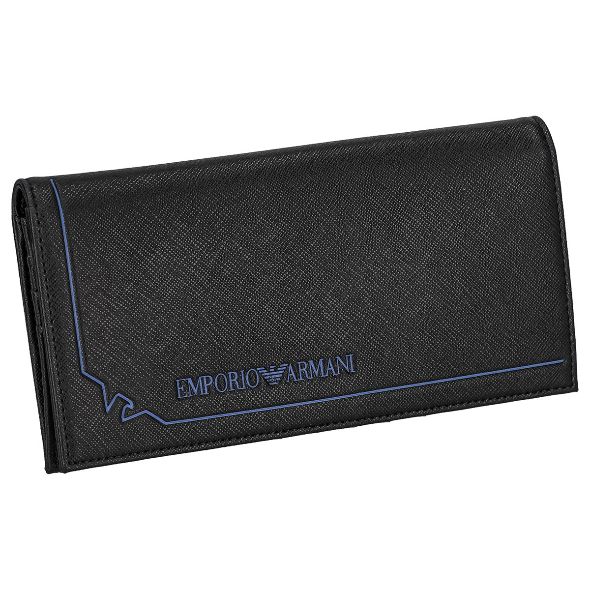 エンポリオアルマーニ EMPORIO ARMANI 財布 長財布 小銭入れ付き Y4R170-Y731E 80001 メンズ ブラック