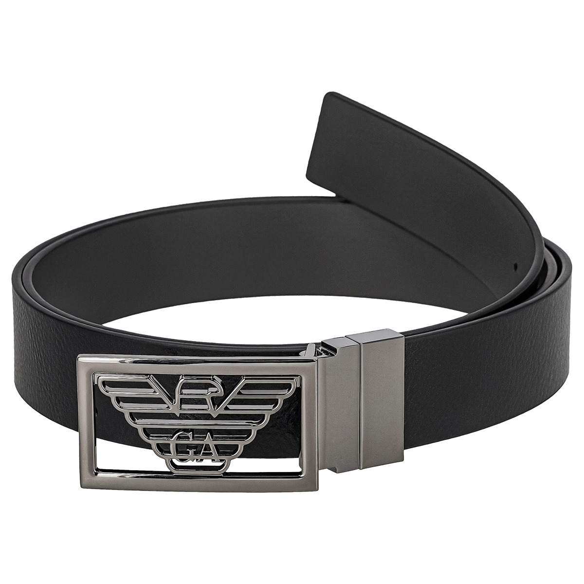 エンポリオアルマーニ EMPORIO ARMANI 胴締め Y4S507-Y134J 88244 メンズ 黒いこと なめし革 本革