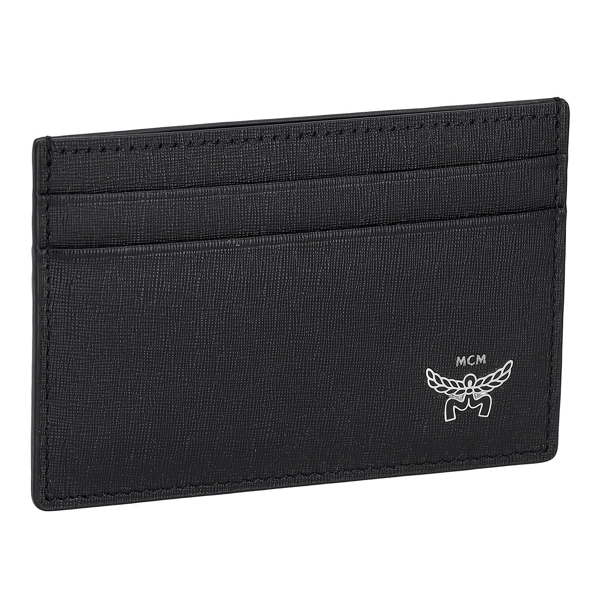 エムシーエム Mode Creation Munich(MCM) カードケース 名刺入れ MXAEAAC01 BK001 メンズ ブラック 本革 レザー