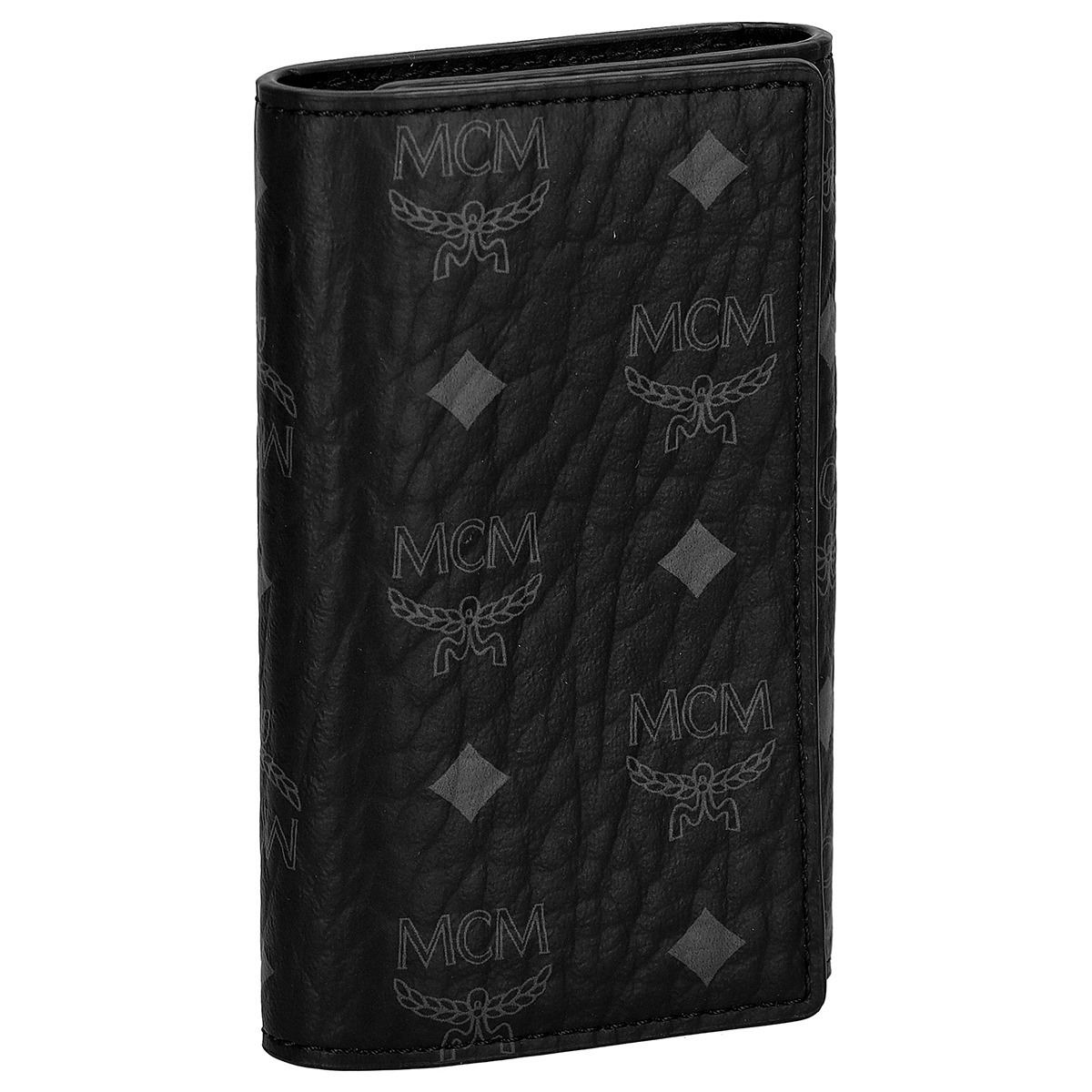 MCM エムシーエム コインケース 財布 コンパクト ロゴ柄 スタッズ 　美品 エムシーエム(MCM) 小銭入れ・コインケース | 通販・人気