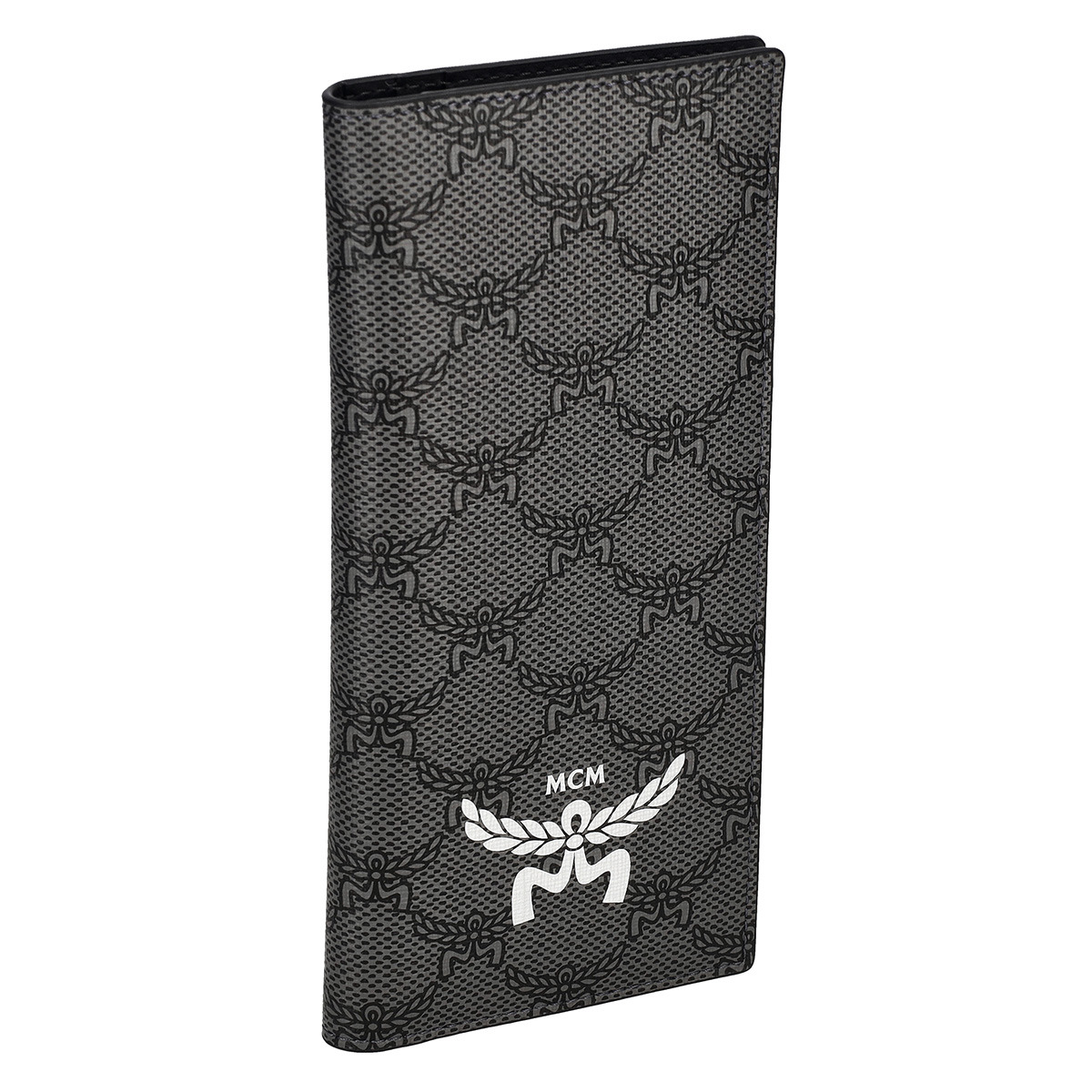 エムシーエム Mode Creation Munich(MCM) 財布 長財布 小銭入れなし MXLESAC01 ED001 メンズ DARK GREY グレー+ブラック 29,120円