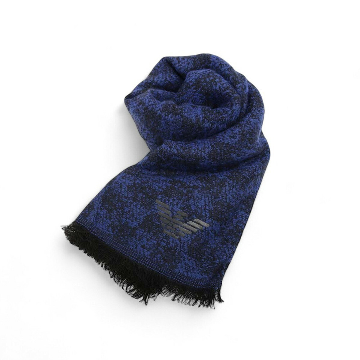 エンポリオアルマーニ EMPORIO ARMANI マフラー ストール ウール混在 625247-2F322-00033 メンズ ロイヤルブルー