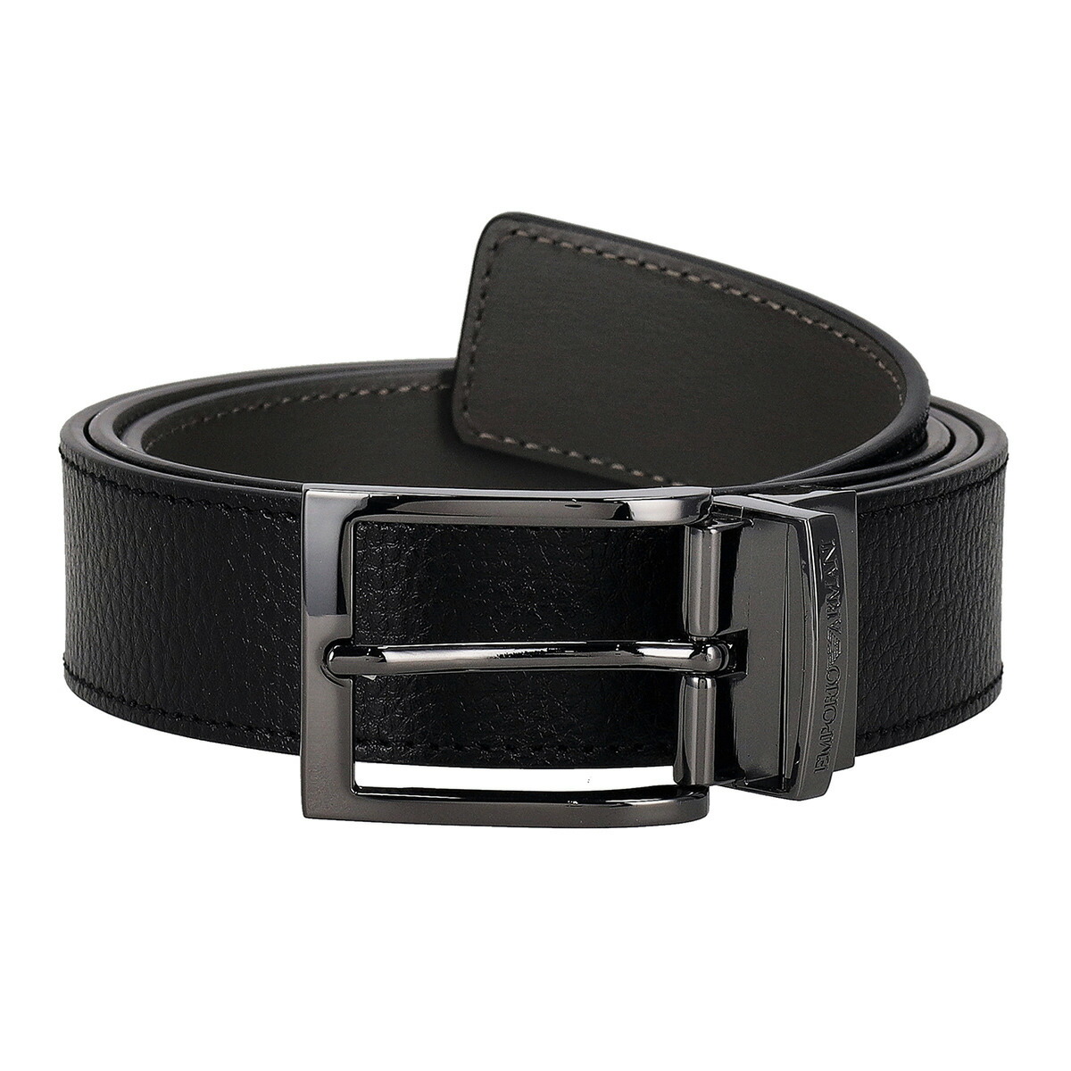 エンポリオアルマーニ EMPORIO ARMANI 胴締め リヴァーシブル 商行為 心地好い 分かりやすい Y4S195 YLO8J 80740 メンズ 黒いこと 薄墨色系