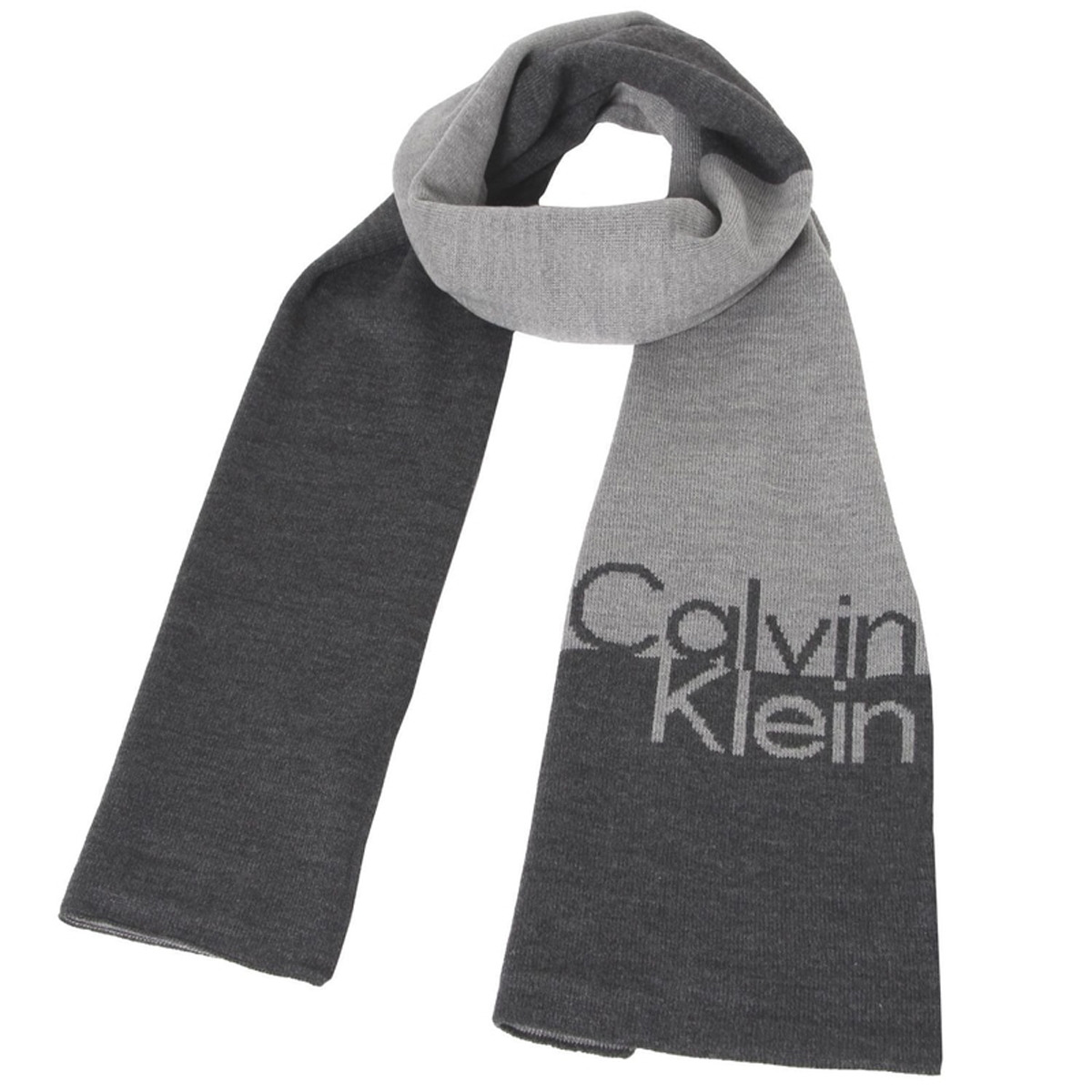 カルバンクライン Calvin Klein(CK) マフラー CK200045C 015 服飾雑貨 ブランドマフラー メンズ Gray グレー｜Salada Bowl-おしゃれブランド通販