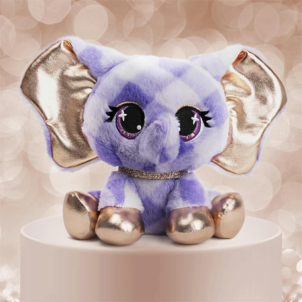 お買い得 ガンド Gund P Lushes Pets ピー ラッシュ ペッツ エレファント パープル系 ゴールド系マルチカラー ゾウ 象 ぞう ぬいぐるみ アニマル 動物 女の子 プレゼント ギフト Sleepculture Com