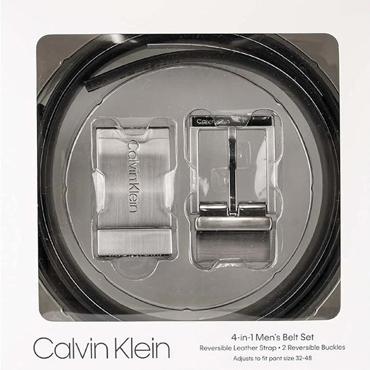 カルバンクライン Calvin Klein(CK) レザー 本革 ベルト BOX セット リバーシブル スーツ ビジネス カジュアル 11CK020008 014 メンズ ブラック+ブラウン