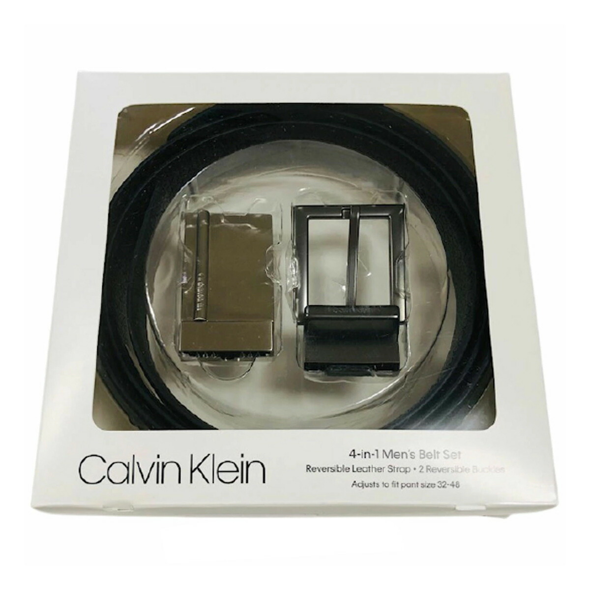 カルバンクライン Calvin Klein(CK) レザー 本革 ベルト BOX セット リバーシブル スーツ ビジネス カジュアル 11CK020019 014 メンズ ブラック+ブラウン