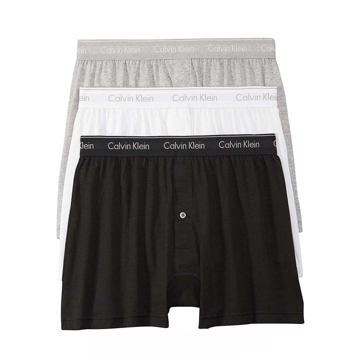 カルバンクライン Calvin Klein(CK) はだ着 編み物さる股引き ボクサー 3枚書き割り お買い得 容器に並べる 前車のドア NB4005 900 メンズ 薄墨色+白いこと+黒いこと