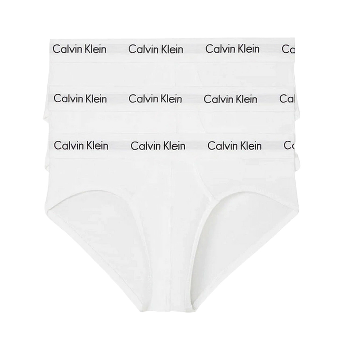 カルバンクライン Calvin Klein(CK) 下着 ブリーフ ビキニ コットン ストレッチ 3枚セット NB2613 110 メンズ ホワイト