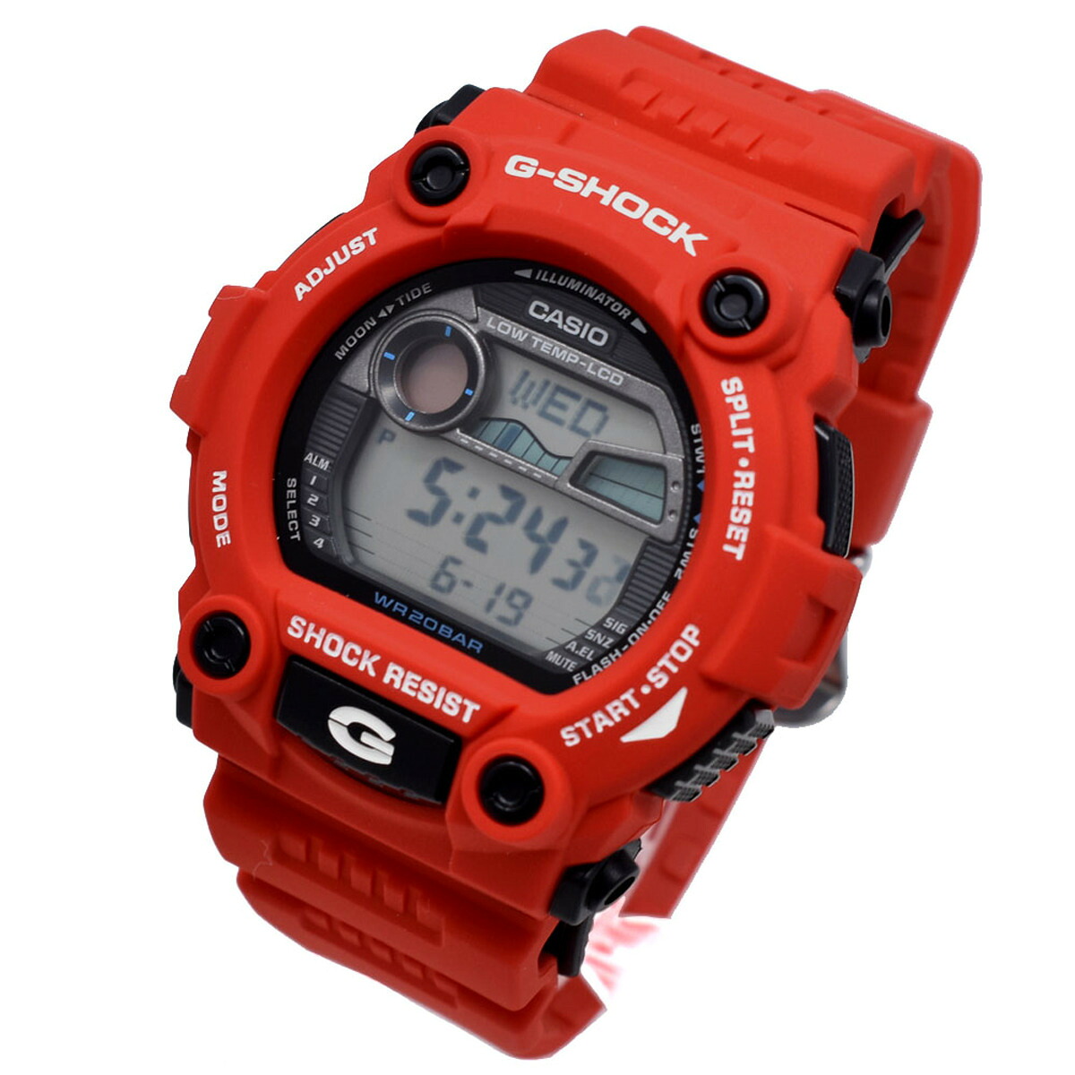 カシオ CASIO G-SHOCK Gショック 腕時計 ウォッチ デジタル G-7900A-4 BIG CASE メンズ レッド 海外正規品｜Salada Bowl-おしゃれブランド通販