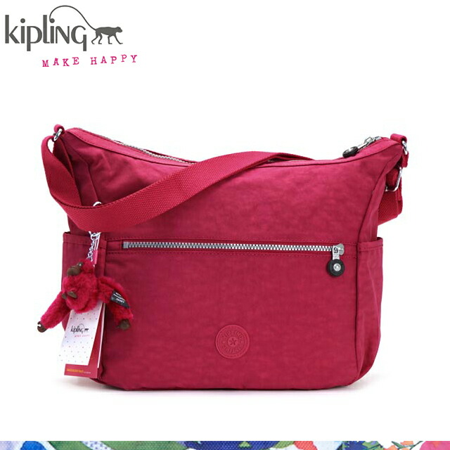 楽天市場 キプリング Kipling ショルダーバッグ 新作 斜めがけショルダーバッグ レディース 2way 斜めがけバッグ レディース 軽い ナイロン K 00h Alenya ダークピンク ストロベリー アイス Strawberry Ice Salada Bowl おしゃれブランド通販