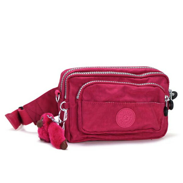 Salada Bowl Kipling Waist Bag 2 Way Shoulder Pink キプリング Kipling K13975 00h Multiple ベルトb D Pk ダーク ピンク Strawberry Ice 多