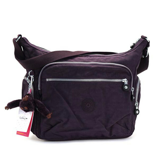 ショルダーバッグ レディース ナナメガケ 斜めがけ GABBIE KIPLING 斜めがけ ブラック キプリング