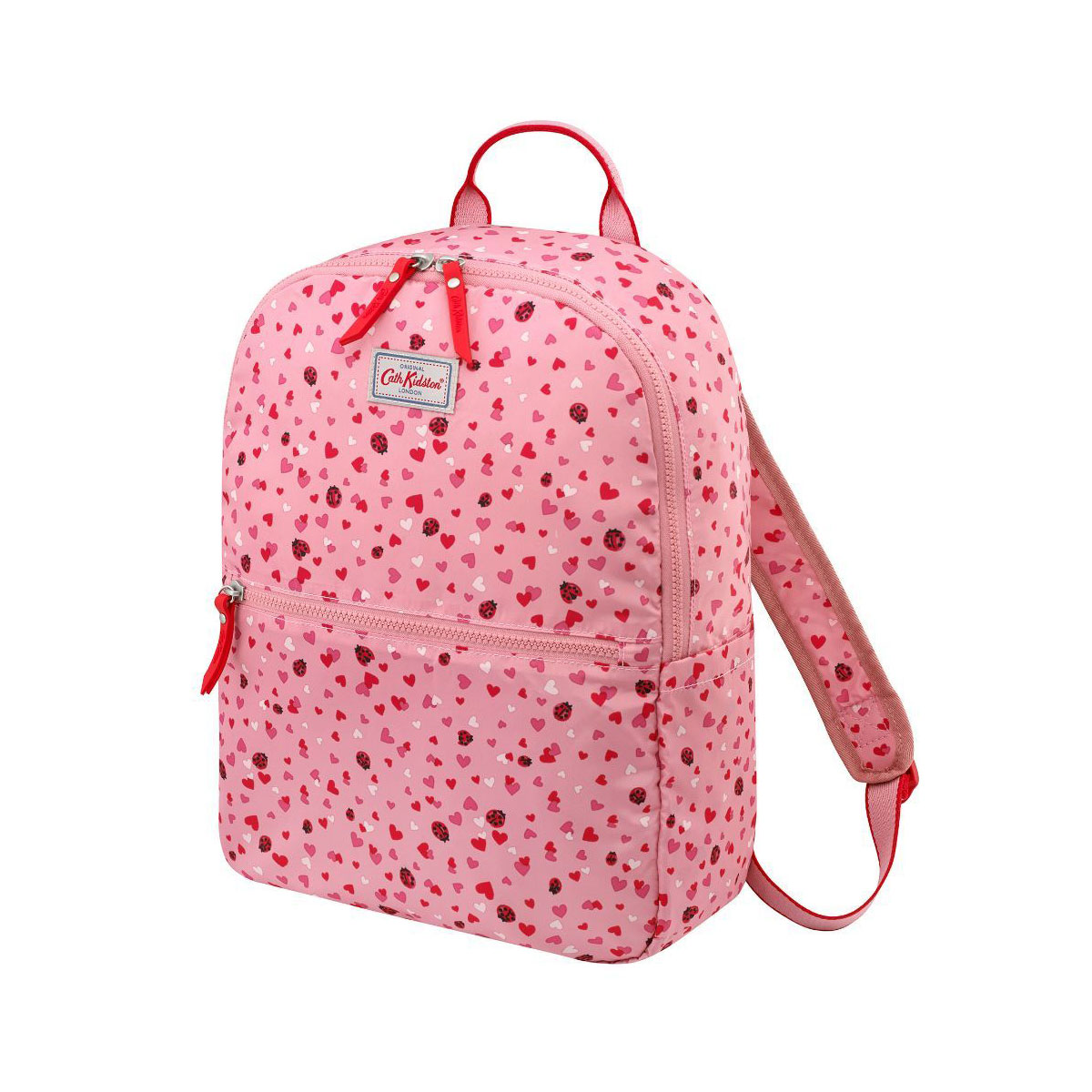 キャスキッドソン Cath Kidston サブリュック Foldaway Backpack Mini Lovebugs フォールドアウェイ サブリュック ミニ 愛情のこもったことバグズ 折りたたみ結婚式 リュック Pale Rose 薔薇色構造 テントウムシ 肝胆真性マルチ色合 キャス