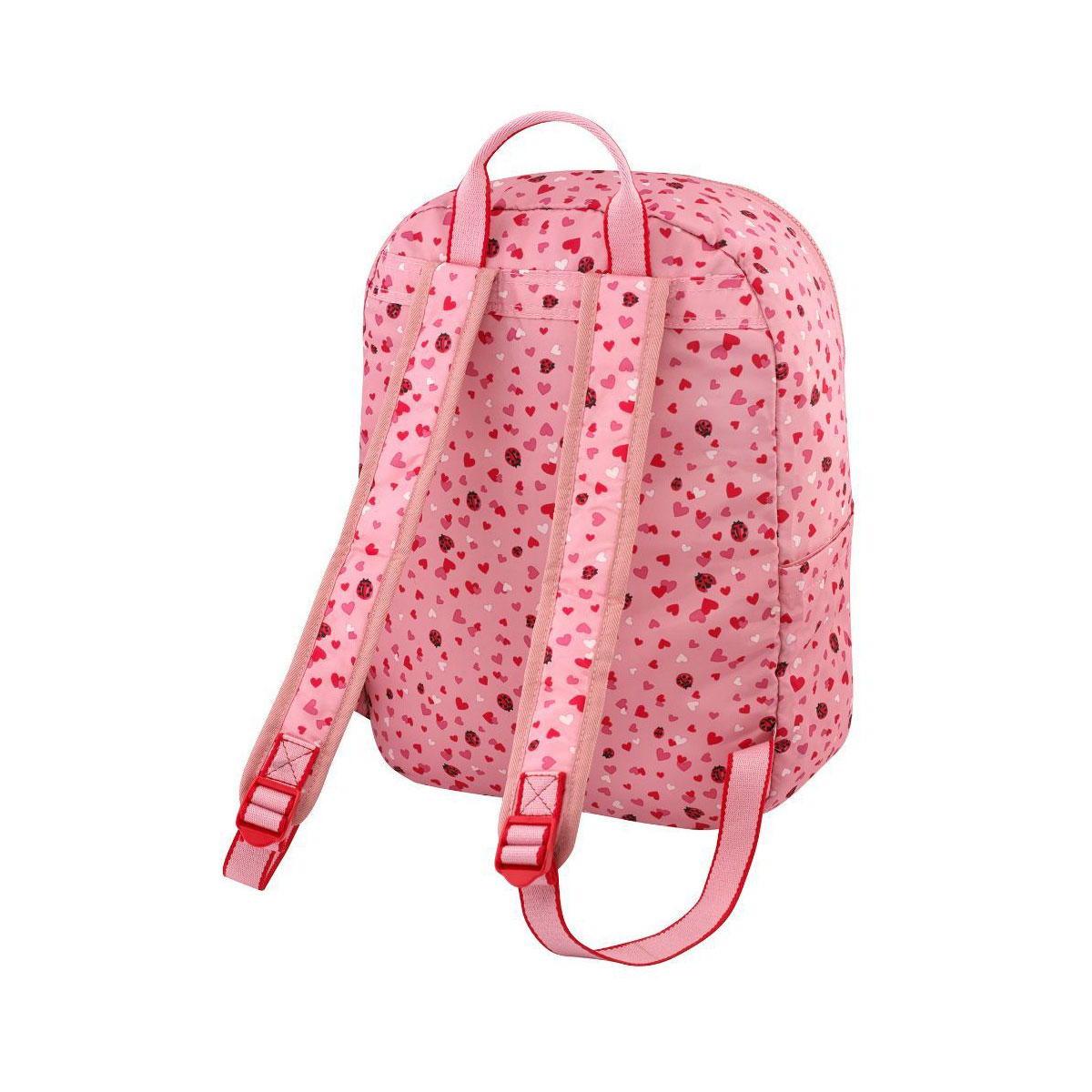 キャスキッドソン Cath Kidston サブリュック Foldaway Backpack Mini Lovebugs フォールドアウェイ サブリュック ミニ 愛情のこもったことバグズ 折りたたみ結婚式 リュック Pale Rose 薔薇色構造 テントウムシ 肝胆真性マルチ色合 キャス