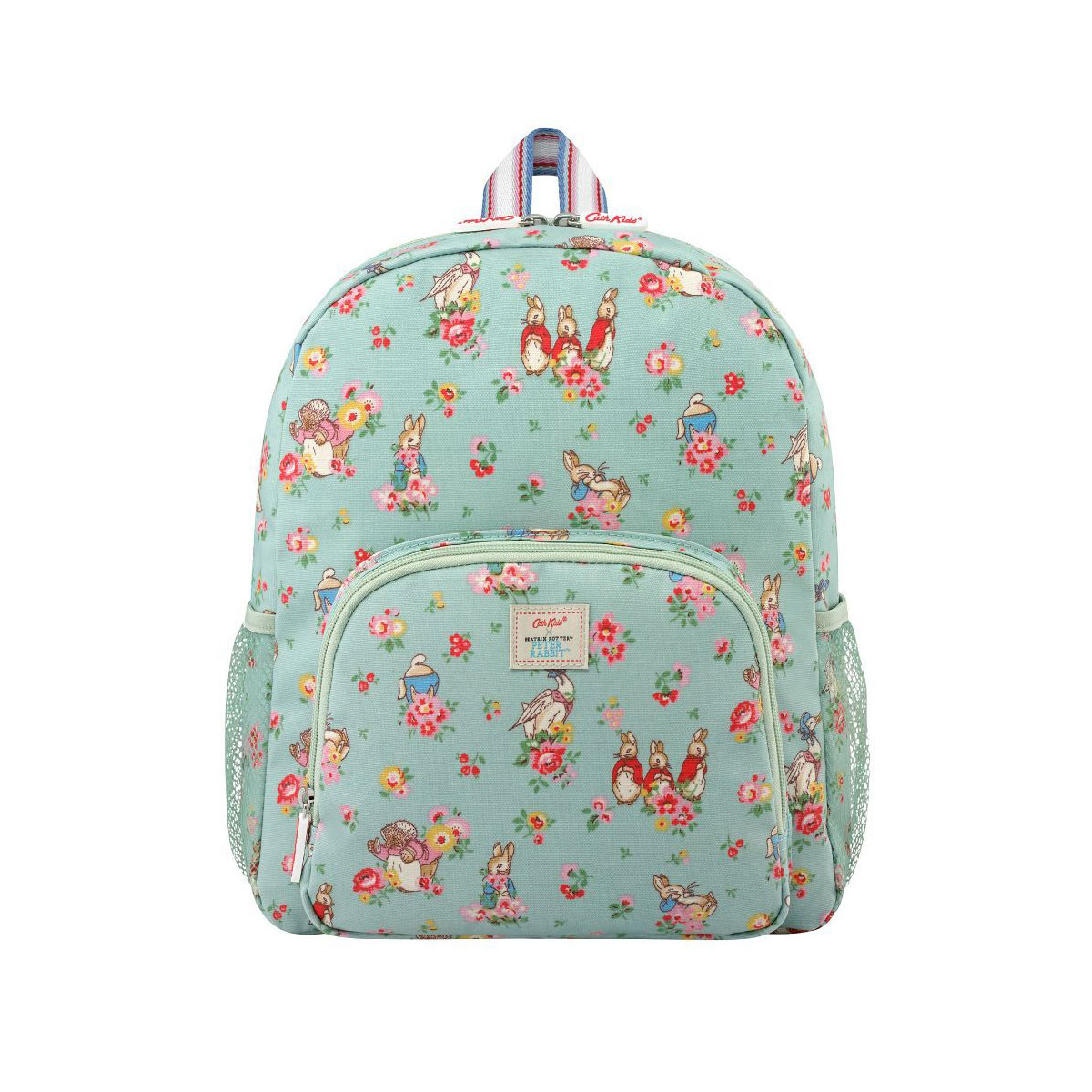 キャスキッドソン Cath Kidston リュック キッズ Cl Bp Beatrix Potter Ditsy ビアトリクス ポター ピーターラビット コラボ クラシック ラージ バックパック リュックサック Mint ミントグリーン素生 フラワー骨柄 ピーターラビット柄マルチ