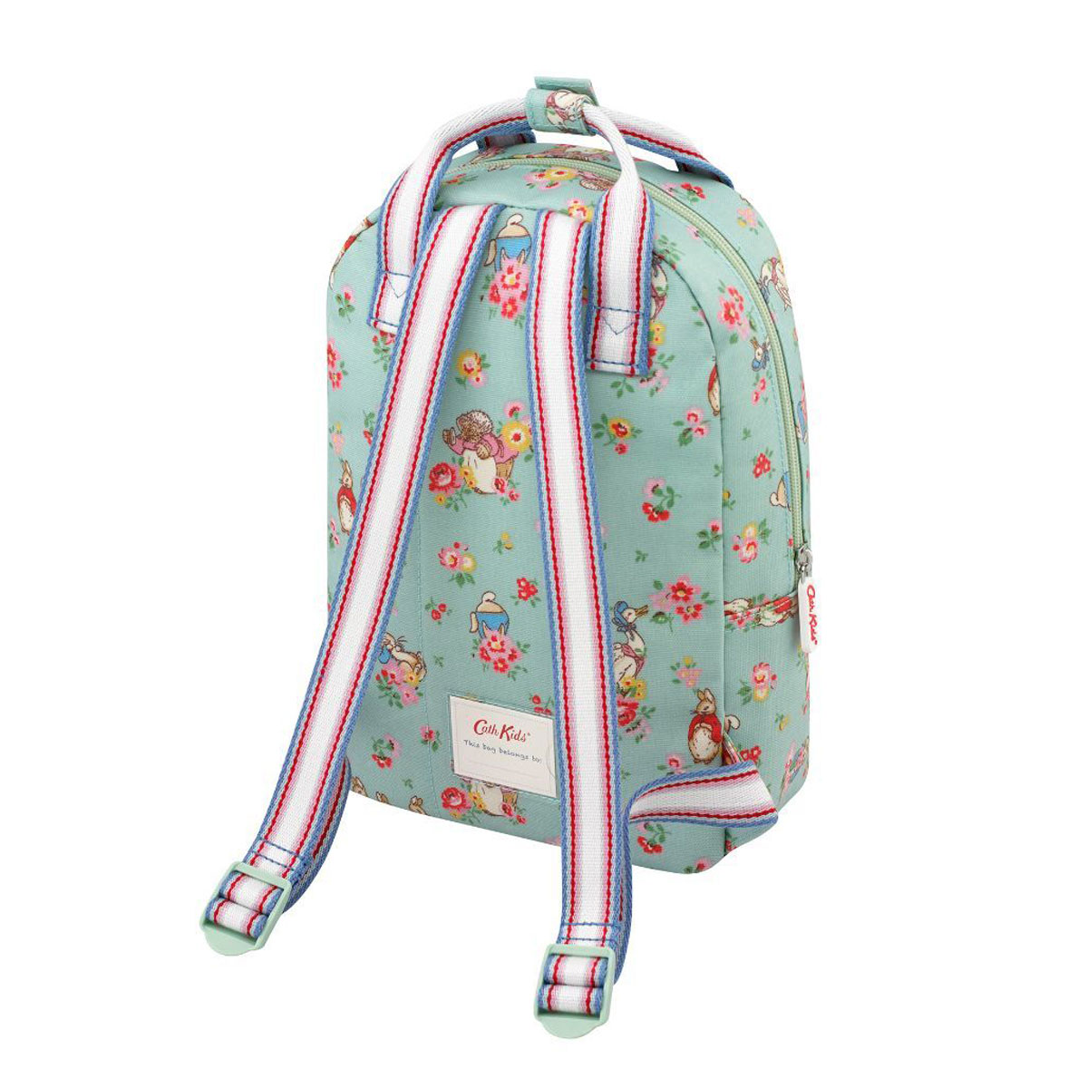 キャスキッドソン Cath Kidston ルックザック K M Bkpk Beatrix Potter Ditsy ビアトリクス ポター ピーター兎 協同 キッズ 霊能者 背嚢 サブリュック Mint ペパーミント緑家柄 華資性 ピーターラビット柄マルチ色 ピーターラビット コラボ 嚢