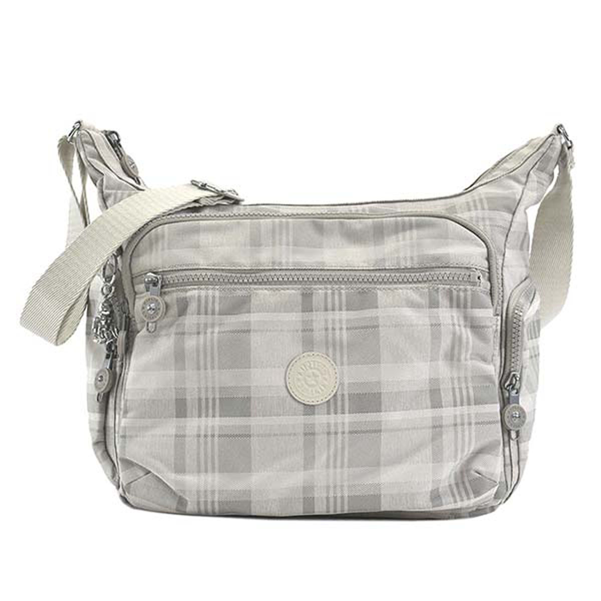 ハッピーな週末くん の斜め掛け レディース ショルダーバッグ 機能的 Plaid Kipling 旅行 女性 軽量 斜めがけバッグ ナイロン ギャビー かわいい 通勤 お出かけ きぷりんぐ ブランド 誕生日 母の日 敬老の日 新品 プレゼント キプリング Kipling ショルダーバッグ K